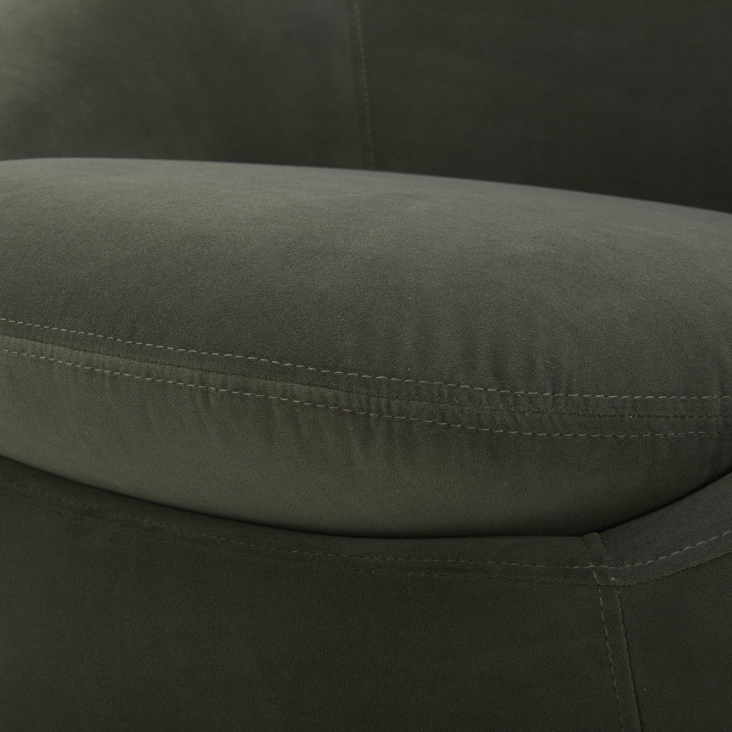 Mira Swivel Accent Chair, Olive Velvet