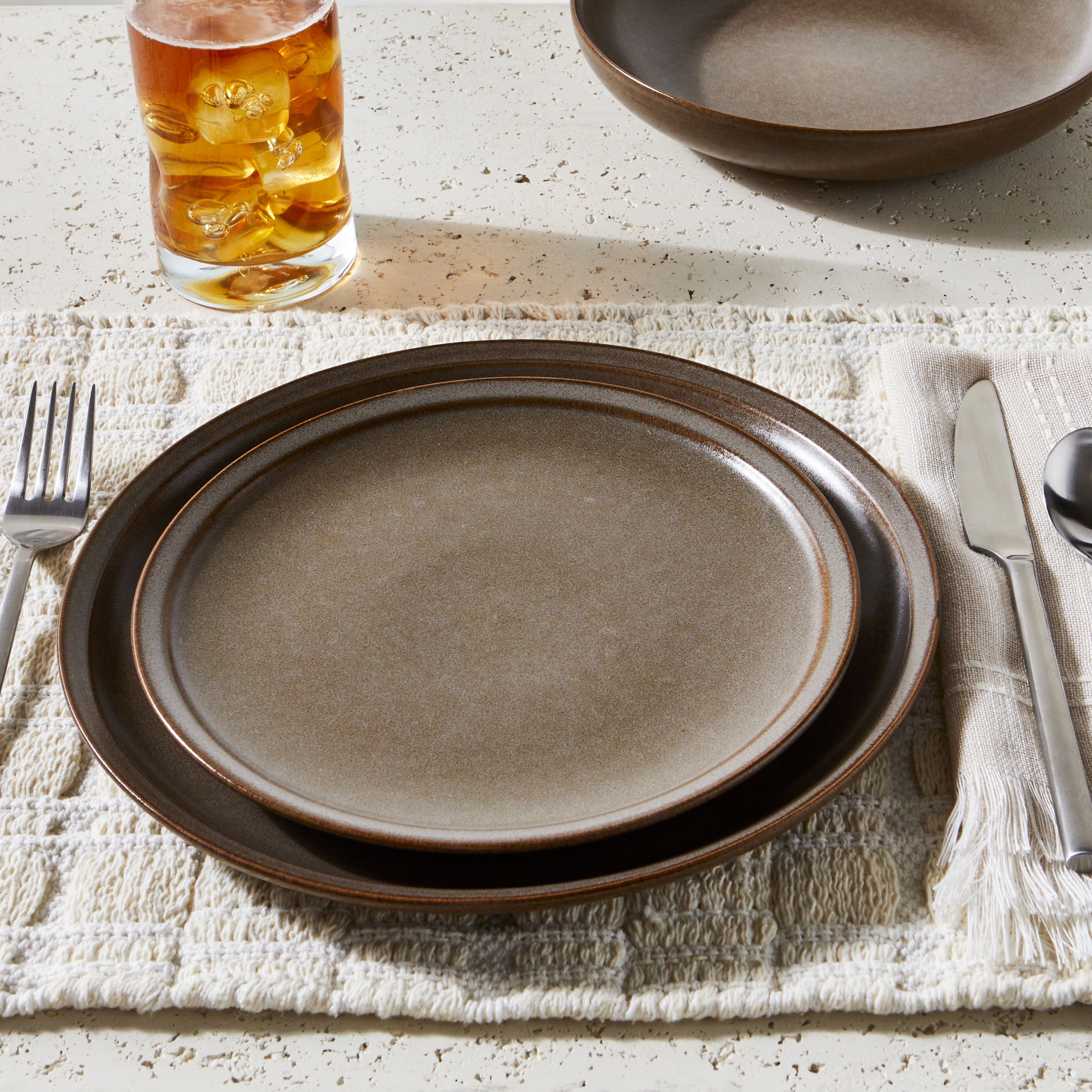 Banks Brown Stoneware (12-Piece)