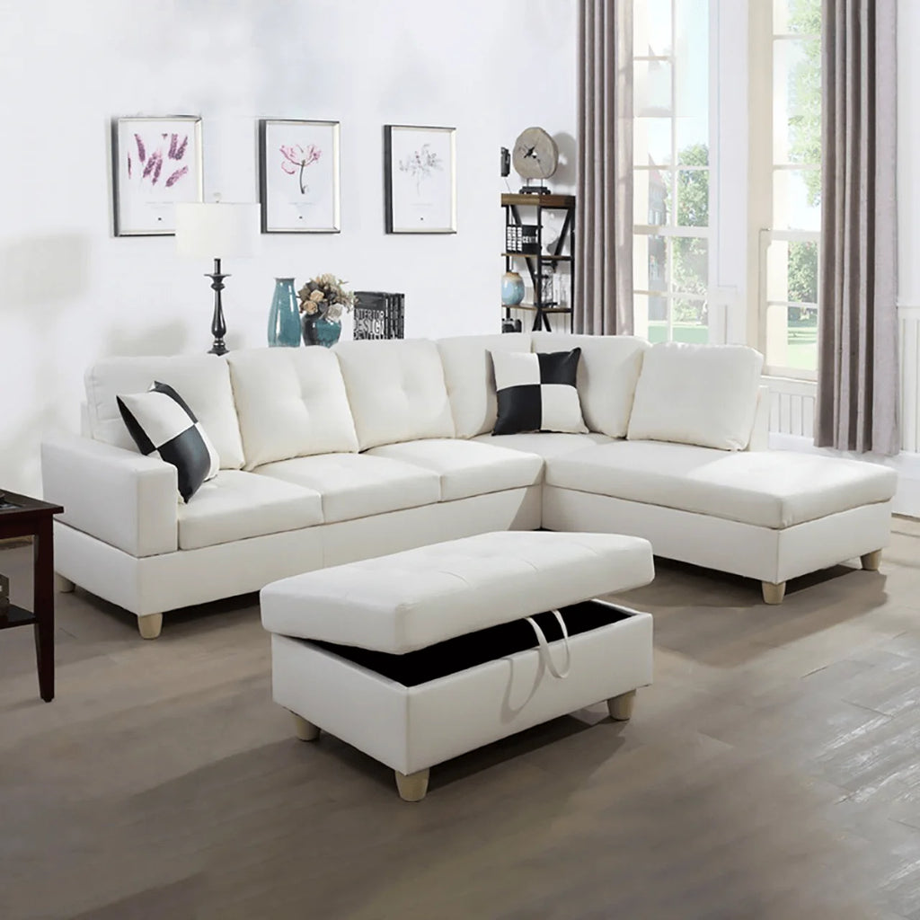 Convertible L-Shaped Sectional Sofa