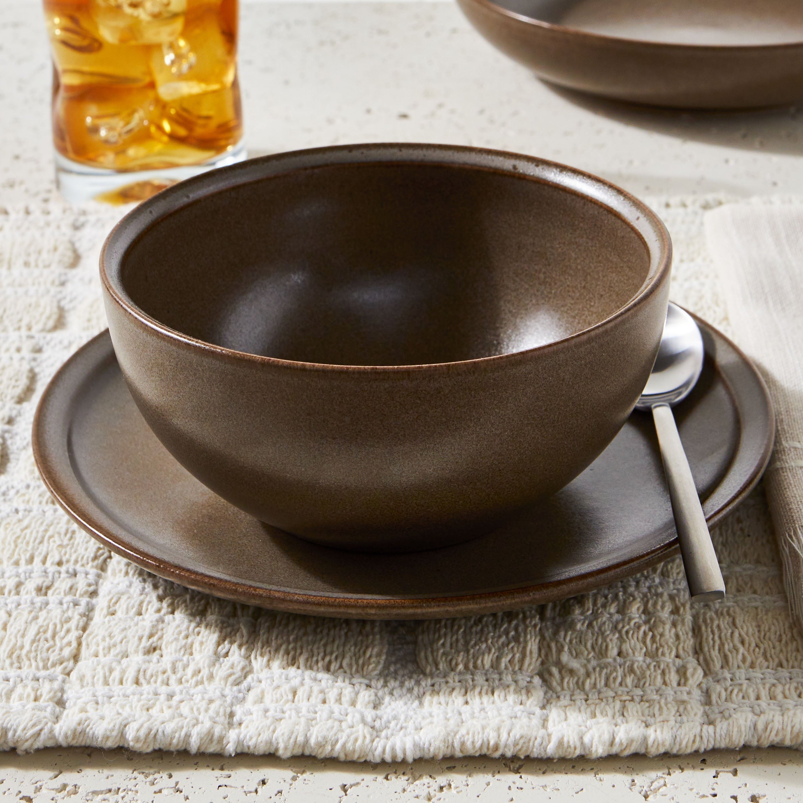 Banks Brown Stoneware (12-Piece)
