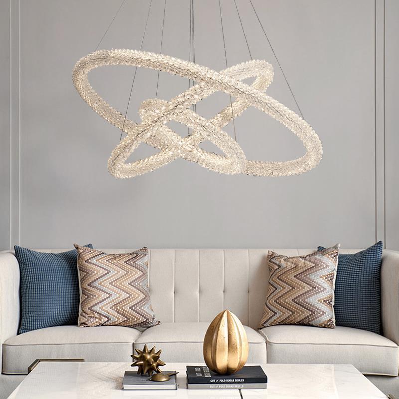 Ring Lamp Crystal Chandelier