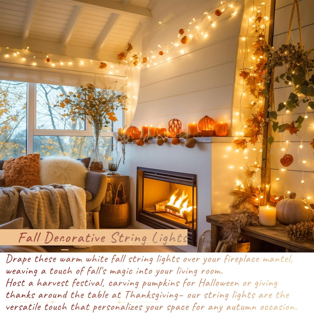 168FT 600 LED Christmas Lights – Warm White Outdoor Waterproof