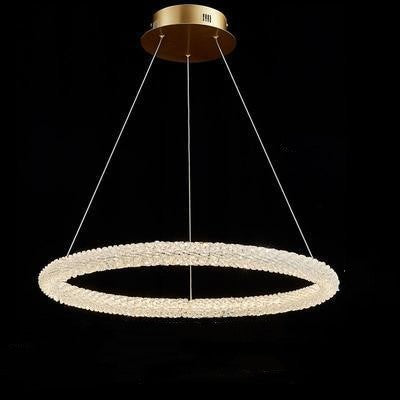 Ring Lamp Crystal Chandelier