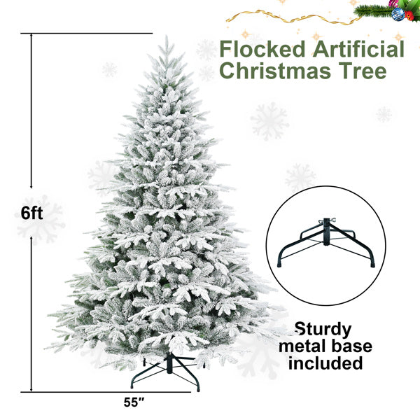 6ft Flocked Christmas Tree