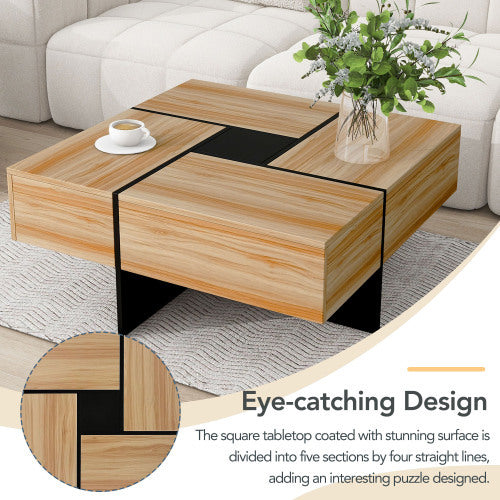 Coffee Table with Hidden Storage