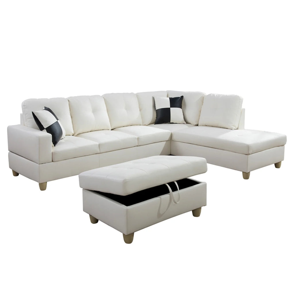 Convertible L-Shaped Sectional Sofa