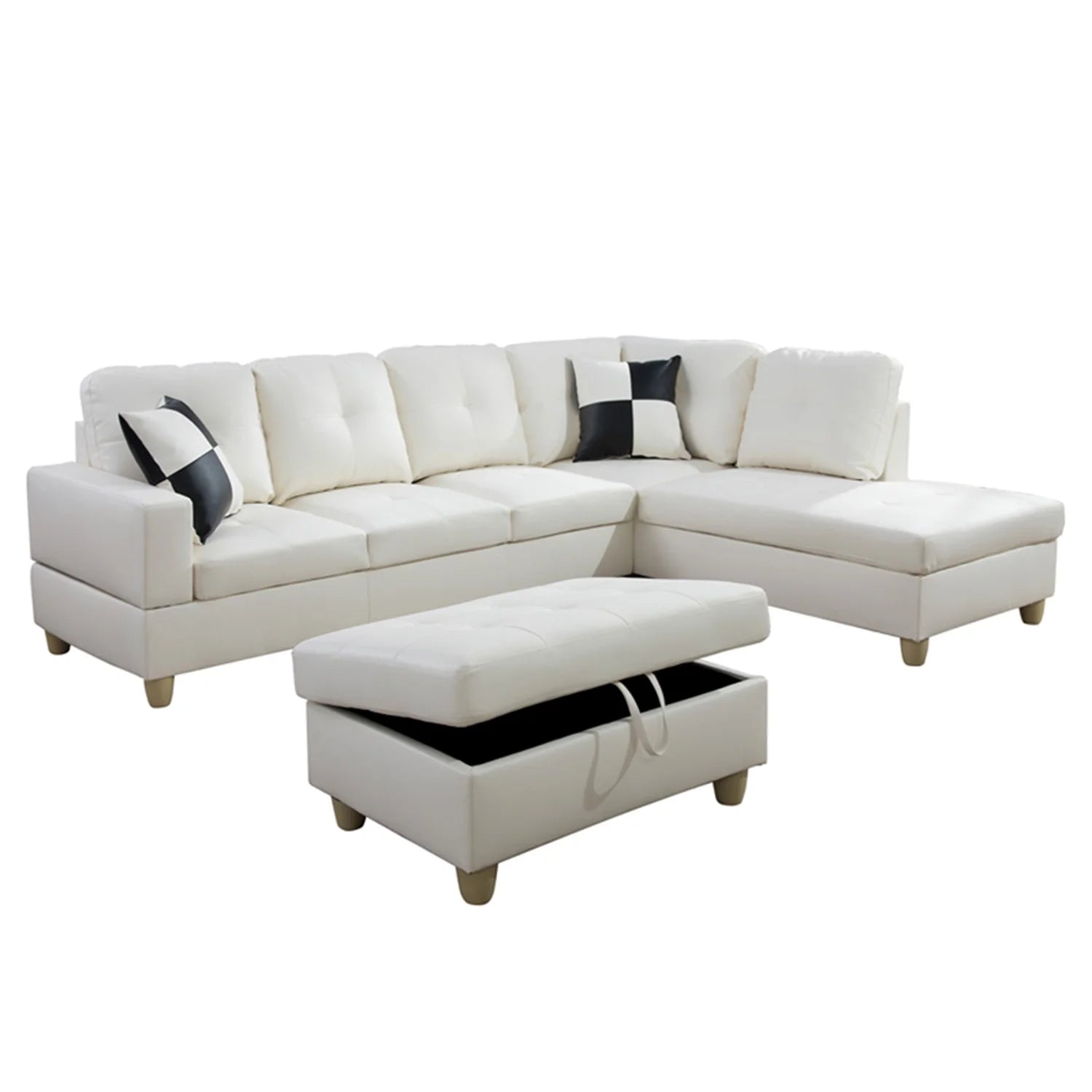 Convertible L-Shaped Sectional Sofa
