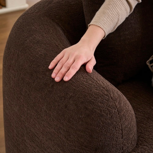 Chaise Chenille L-Shape Sectional Sofa